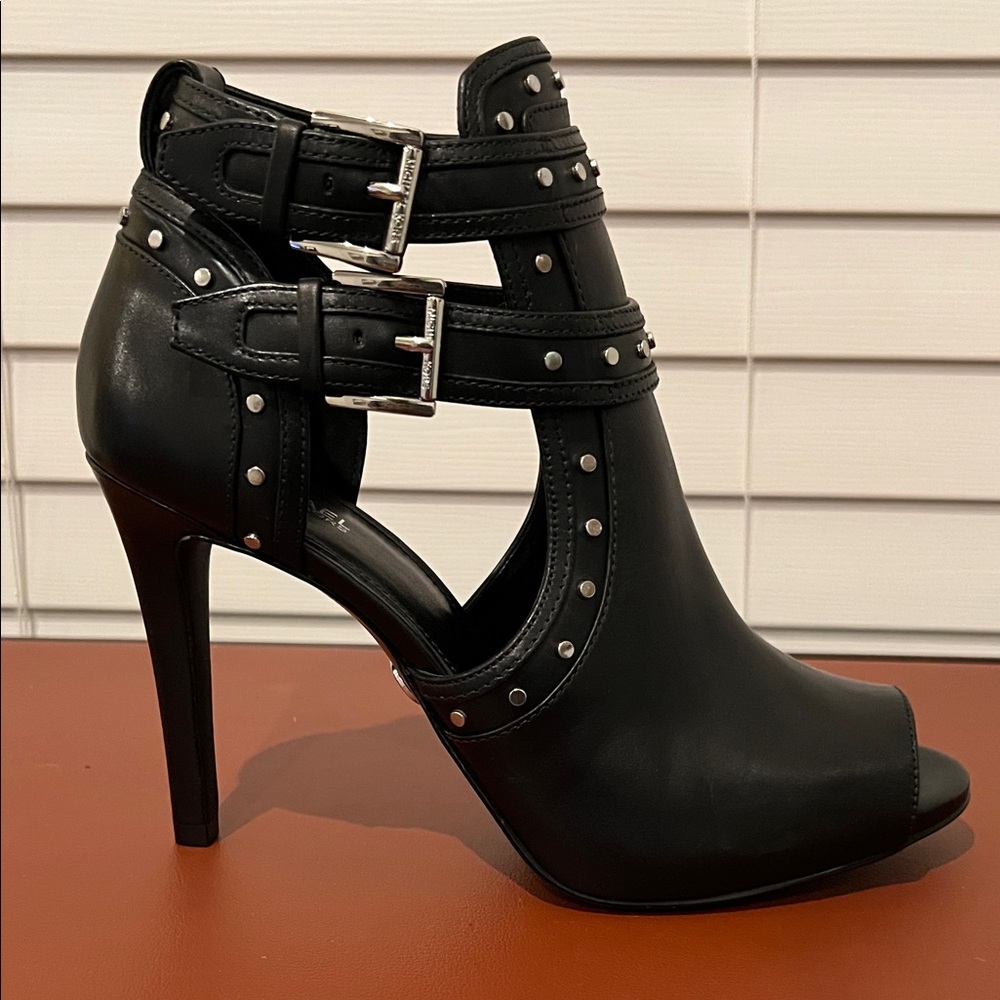 ICHAEL KORS Studded Blaze Open-Toe Ankle Boot - Picture 5 of 11
